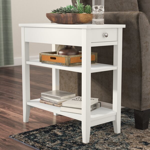 Inman End Table With Storage  By Three Posts